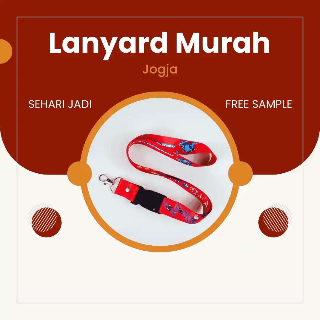 Harga Tali Lanyard Murah Desain Custom di Jogja